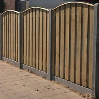 Sichtschutzzaun Holz Beton 200x190cm*