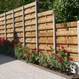 Sichtschutzzaun Holzzaun Betonzaun 220x197cm*
