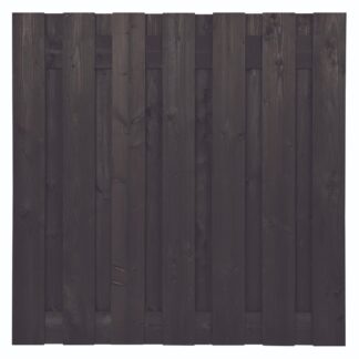 Sichtschutzzaun Holzzaun Dichtzaun Douglasie anthrazit 180x180cm*