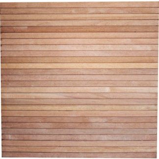 Sichtschutzzaun Holzzaun Lamellenzaun hartholz 180x180cm*