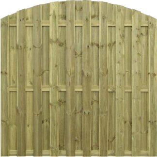 Sichtschutzzaun Holzzaun Multi 180x180cm Rundbogen*