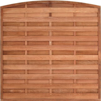 Sichtschutzzaun Holzzaun hartholz Rundbogen 180x180cm*