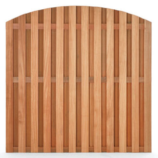 Sichtschutzzaun Holzzaun hartholz Rundbogen180x180cm*