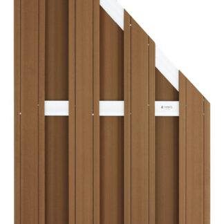 Sichtschutzzaun Kunststoffzaun Zaun holzkomposit WPC 90x180cm*