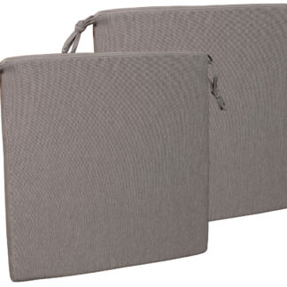 Sitzkissen 2er Set uni grey ca. 50 x 50 cm*