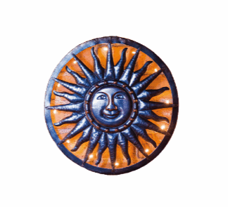 Solar Metall Sonne ca 40cm