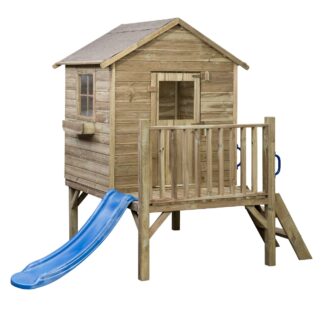 Spielgerät Holz Spielhaus Guillem 184x177x210cm*