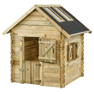 Spielhaus Garten holz Lodewijk mit Dachfenster 120x120x160cm*