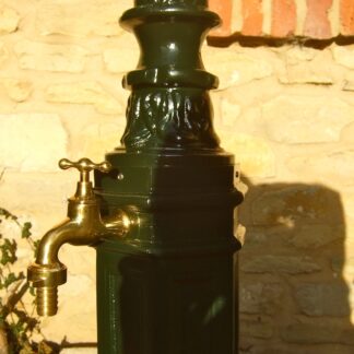 Standbrunnen Zapfstelle Wasserzapfsäule, Wasserzapfstelle - Alu grün - H.98cm*