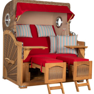 Strandkorb Amrum Grande Bullauge Teak PE Banana Dessin 585*