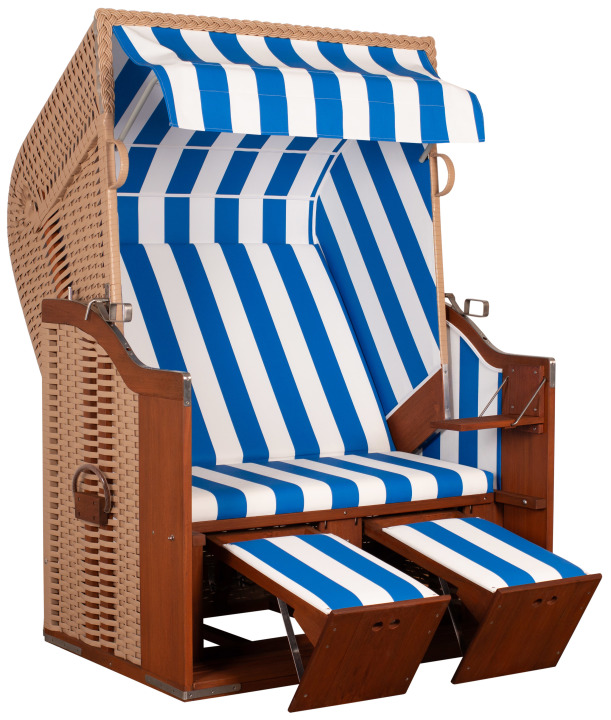 Strandkorb Profi Ostsee Poel PVC beige Dessin 991*