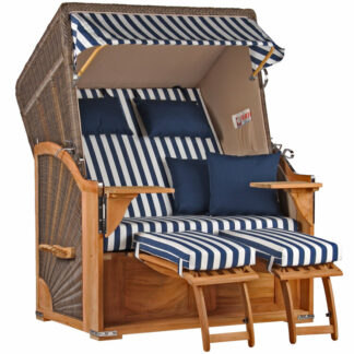 Strandkorb Seeblick Teak PE Grey Dessin 518*