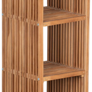 Teakregal 3 Fächer Outdoor 120x40x40 cm*