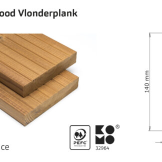 Terrassendielen thermisch modifiziert 420cm (26x140mm)*