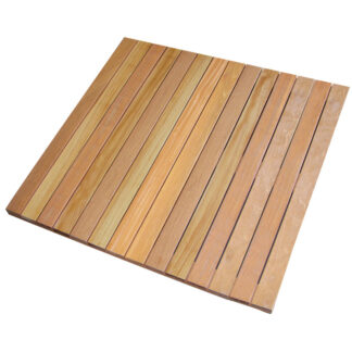Terrassenfliesen Holzfliesen Bangkirai 100x100cm (glatt)*