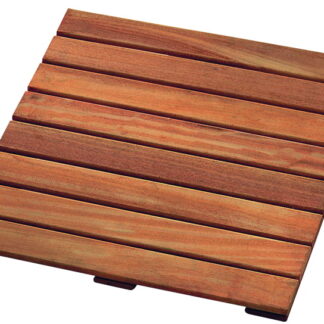 Terrassenfliesen Holzfliesen Hartholz 50x50cm (glatt)*
