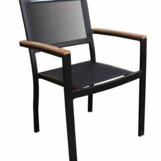 Terrassenstühle Brighton schwarz*