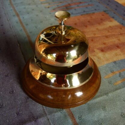 Tischglocke, Nostalgie Hotelglocke für die Rezeption, Glocke*