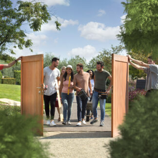 Tor Zauntor Gartentor Bangkirai 300x180cm*