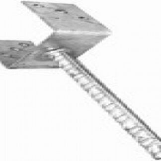 U-Pfostenträger leicht edelstahl 91mm*