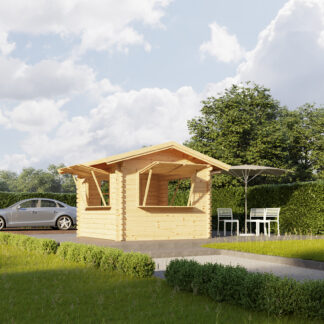 Verkaufsstand Kiosk 3x3m/28mm*