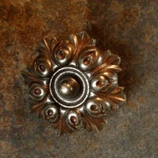 Verzierung für alte Haustür, Rosette, Türbeschläge antik, Möbelbeschlag 8 cm*