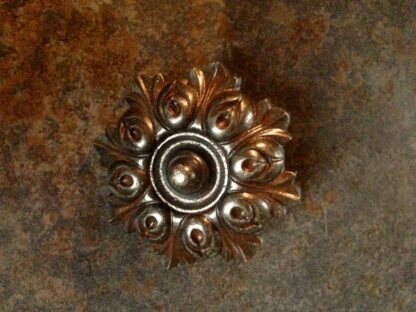 Verzierung für alte Haustür, Rosette, Türbeschläge antik, Möbelbeschlag 8 cm*