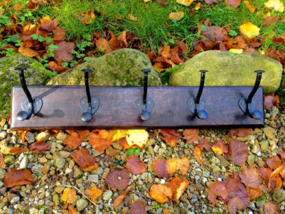 Wandgarderobe Heart of India, Flur Garderobe im Antik-Look mit 5 Schmiede-Haken*