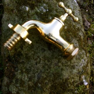 Wasserhahn wie antik, Messing, Wasserspeier, Wasserhahn für Gartenbrunnen*