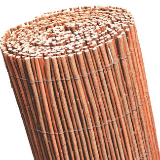 Weidenmatte Sichtschutzmatten rot 1x5m*