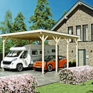 Wohnmobil-Carport Oakland II 6,00x6,50 m*