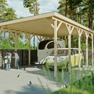 Wohnmobil-Carport Oakland III 6,00x8,50 m*