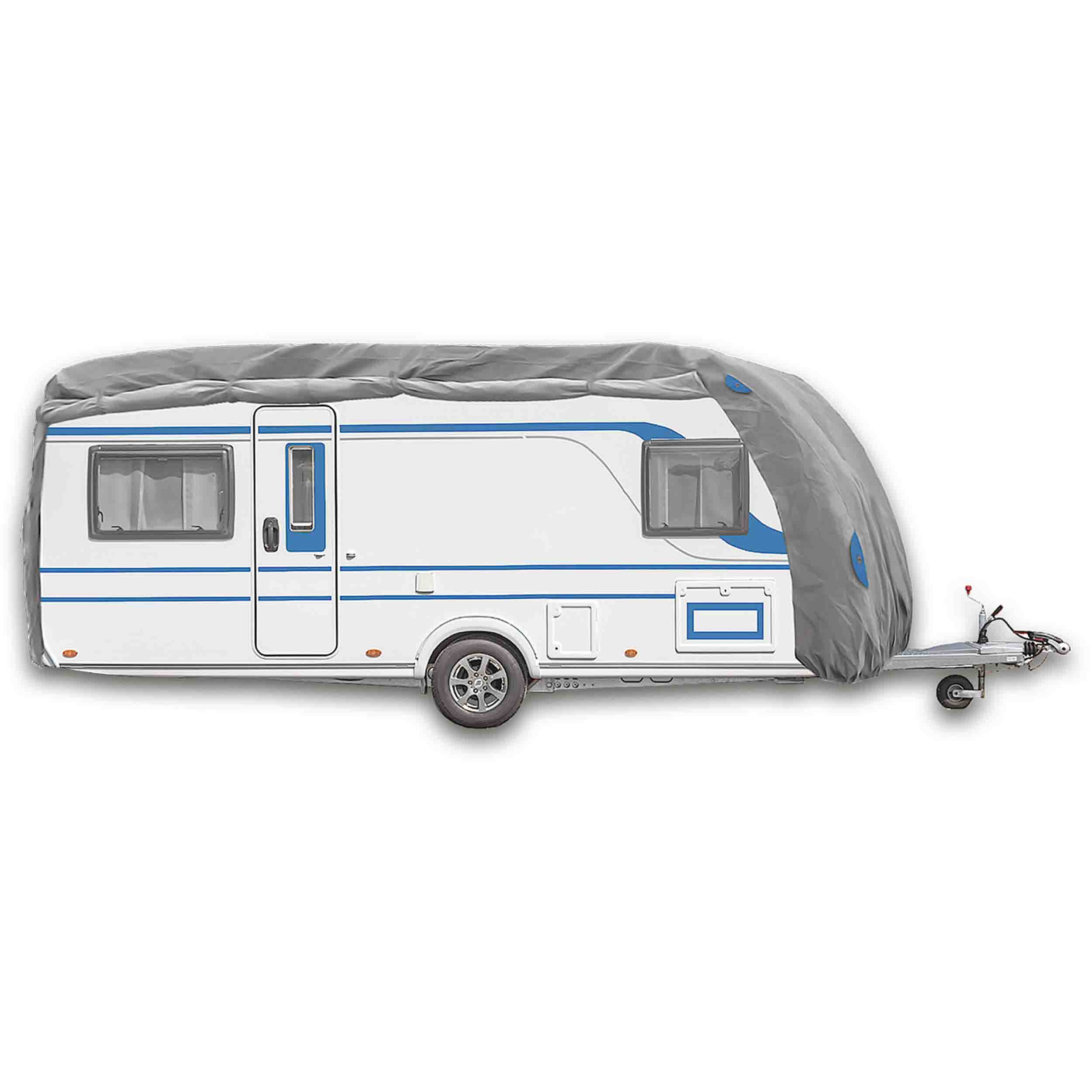 Wohnwagen Schutzhülle Gr.M 550x250x220cm 165g/m²